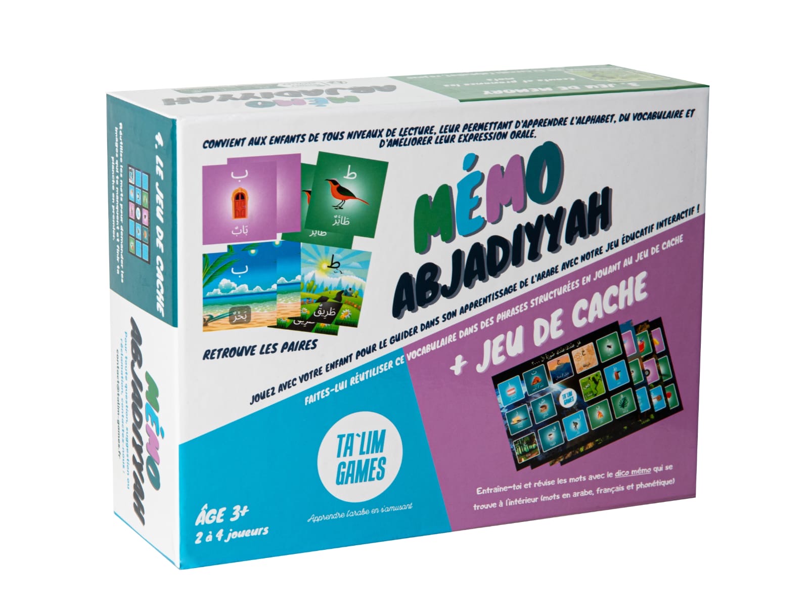 Apprendre mots en arabe  coffret pédagogique enfant