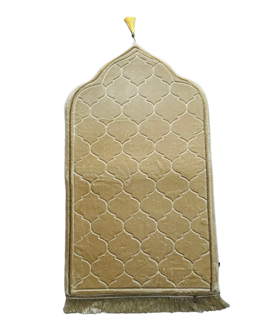 Tapis de prière épais beige clair