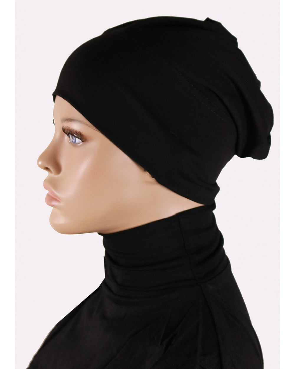 Bonnet tube sous hijab fermer