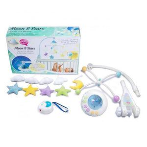 Mobile Bébé Coranique Lumineux « Lune Étoiles» Télécommandé - Mobile Moon & Stars Desi Doll