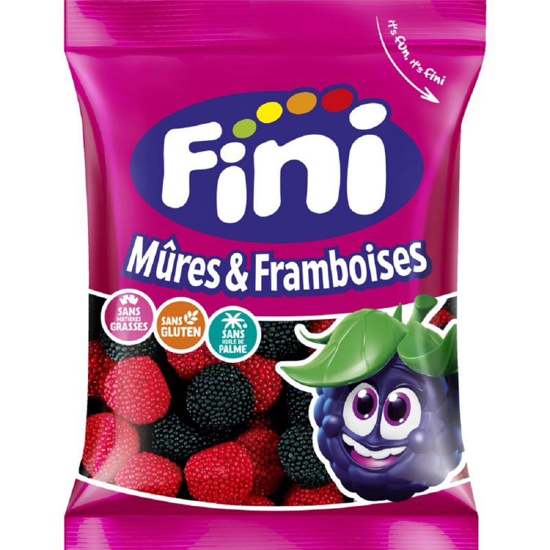 Mûres rouges et noires Fini