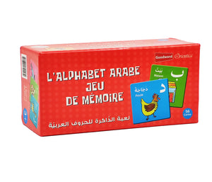 L'alphabet arabe : Jeu de mémoire des lettres arabes (56 cartes)