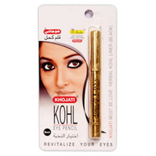 Charger l&#39;image dans la galerie, Crayon Khol Khojati eyeliner noir à base de beurre et d&#39;huile d&#39;amande - Kohl Eye Pencil
