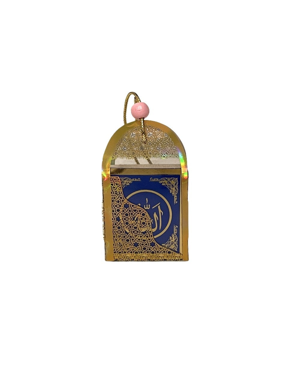 Pendentif Voiture Mini Coran Bleu Foncé