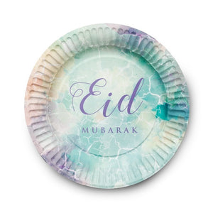 Assiettes Eid aquarelle (6 pièces)
