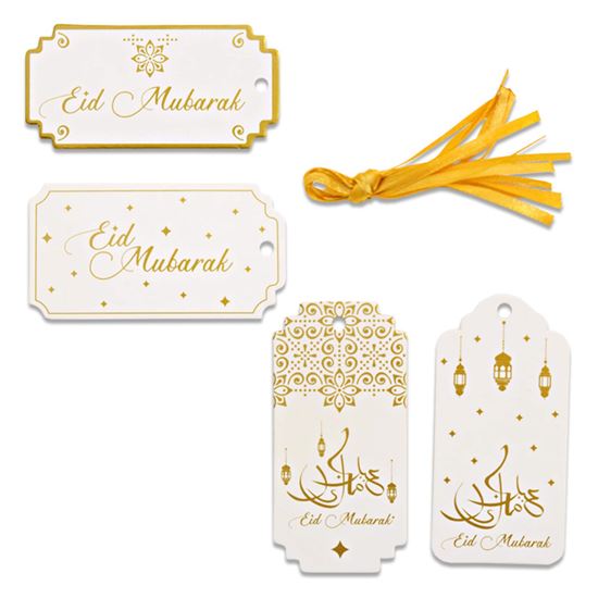 Etiquettes cadeaux Eid Mubarak | 8 pièces