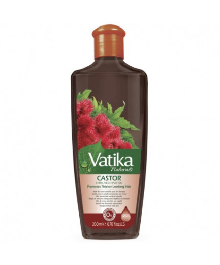 HUILE VATIKA NATURALS CASTOR ENRICHED HAIR OIL 200ML