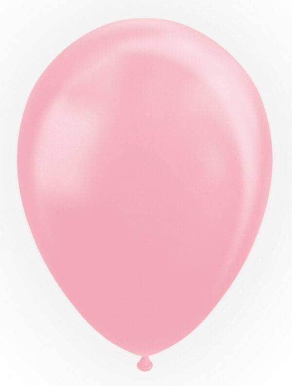 Ballon baudruche rose clair