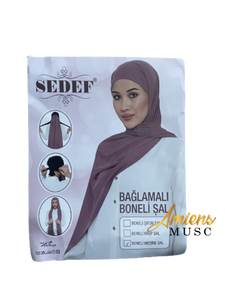 Hijab avec bandeau soie de Medine