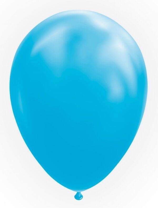 Ballon baudruche bleu clair