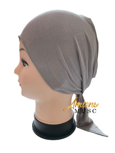 Bonnet sous hijab gris clair