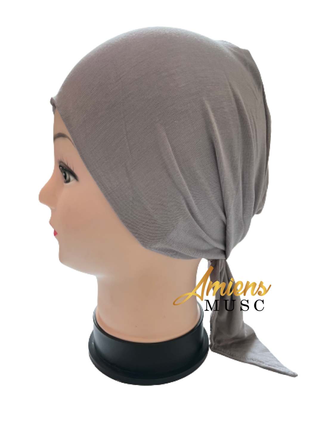 Bonnet sous hijab gris clair