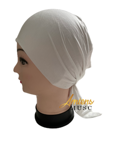 Bonnet sous hijab Blanc