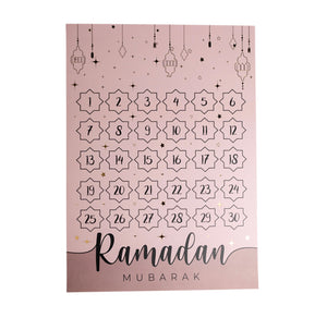 Calendrier Ramadan Mubarak + autocollants