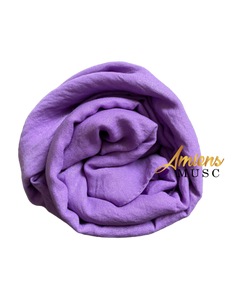 Hijab jazz pailleté violet clair