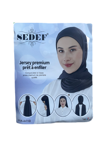 Hijab avec bandeau jersey Sedef