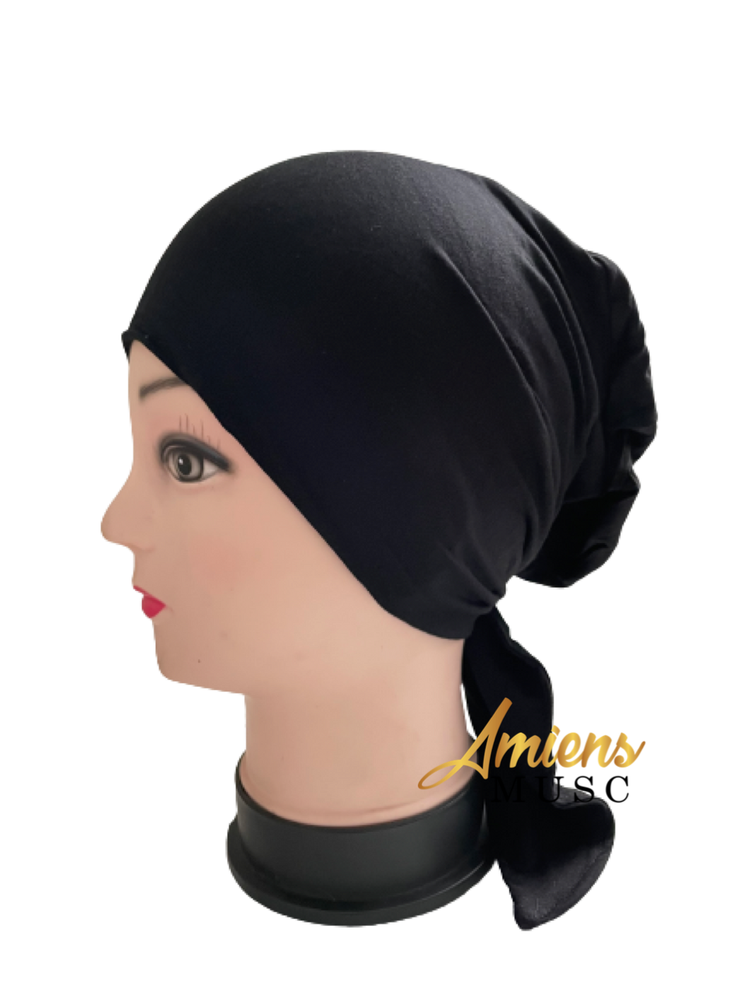 Bonnet sous hijab Noir