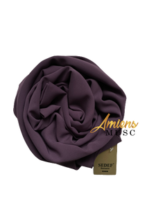 Hijab soie de medine violet Sedef