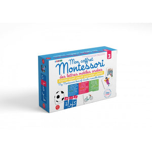 Mon Coffret Montessori Des Lettres Mobiles Arabes 3, (Dès 3 Ans)- صندوقي مونتسوري للحروف العربية المتحركة