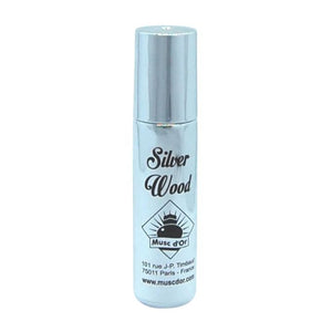 Parfum concentré sans alcool Musc d'Or "Silver Wood" (8 ml de luxe) - Pour hommes